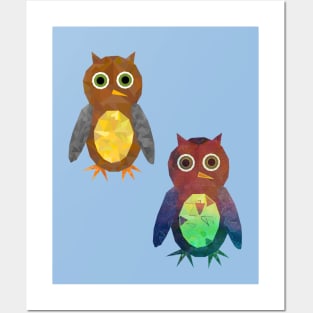 owls Posters and Art